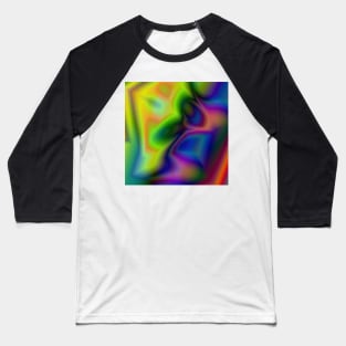 blue green red yellow  texture abstract design Baseball T-Shirt